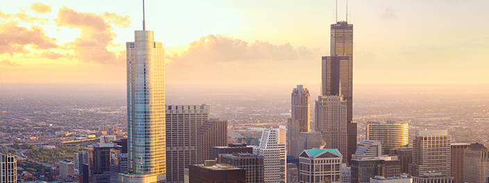 SPG-chicago-skyscrapers-at-sunset